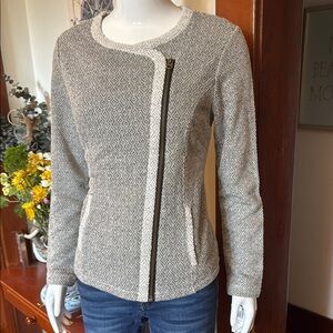 NWT Style&Co size small Chic Asymmetrical Zip Jacket